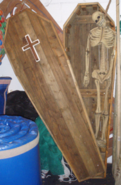 Coffin with Skeleton
