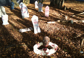 Grave Dave in Graveyard