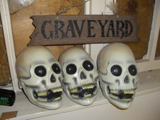 Skulls Graveyard Sign